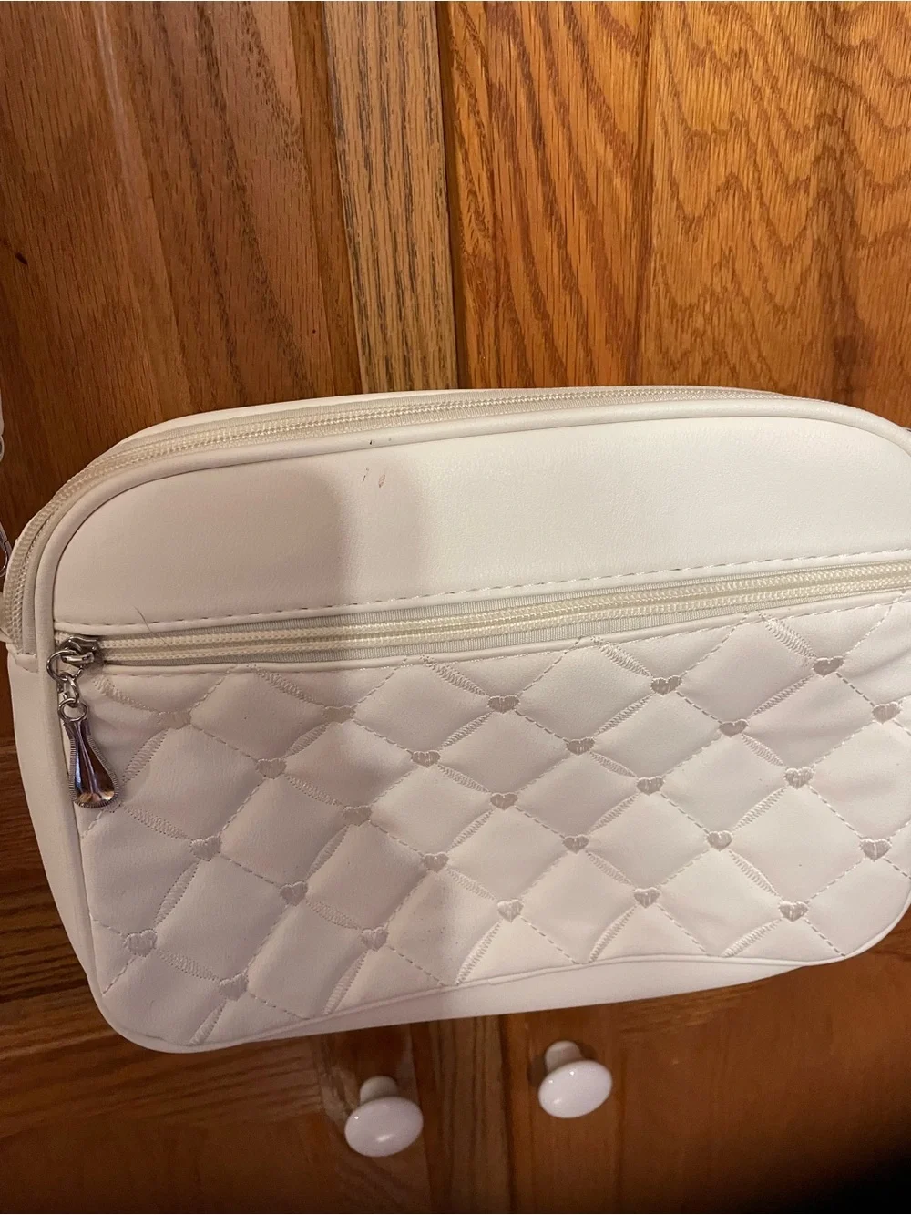 White Quilted Crossbody Bag - Designer-Inspired Women’s Shoulder Bag